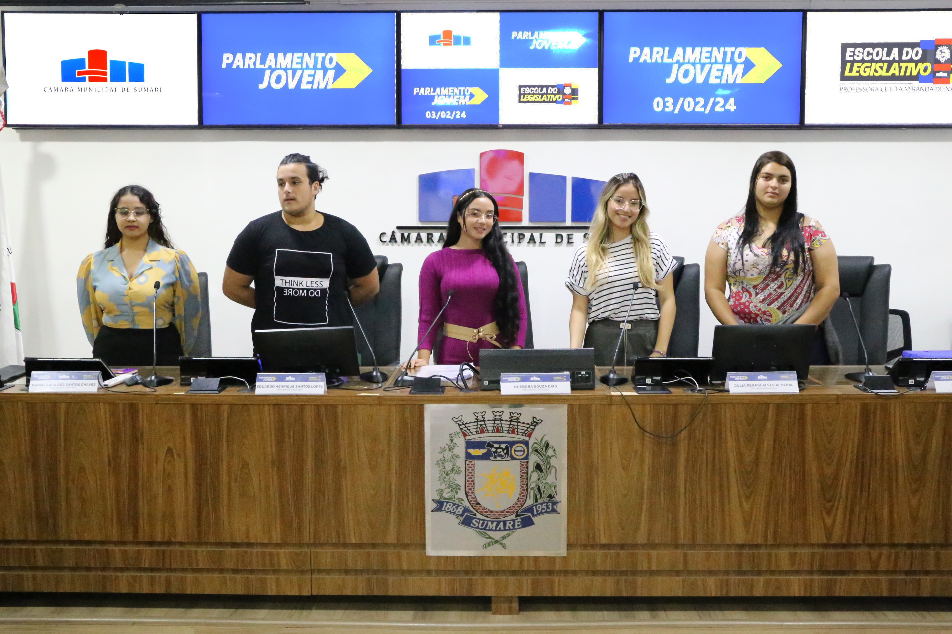 Parlamento Jovem elege Mesa Diretora para o primeiro semestre de 2024