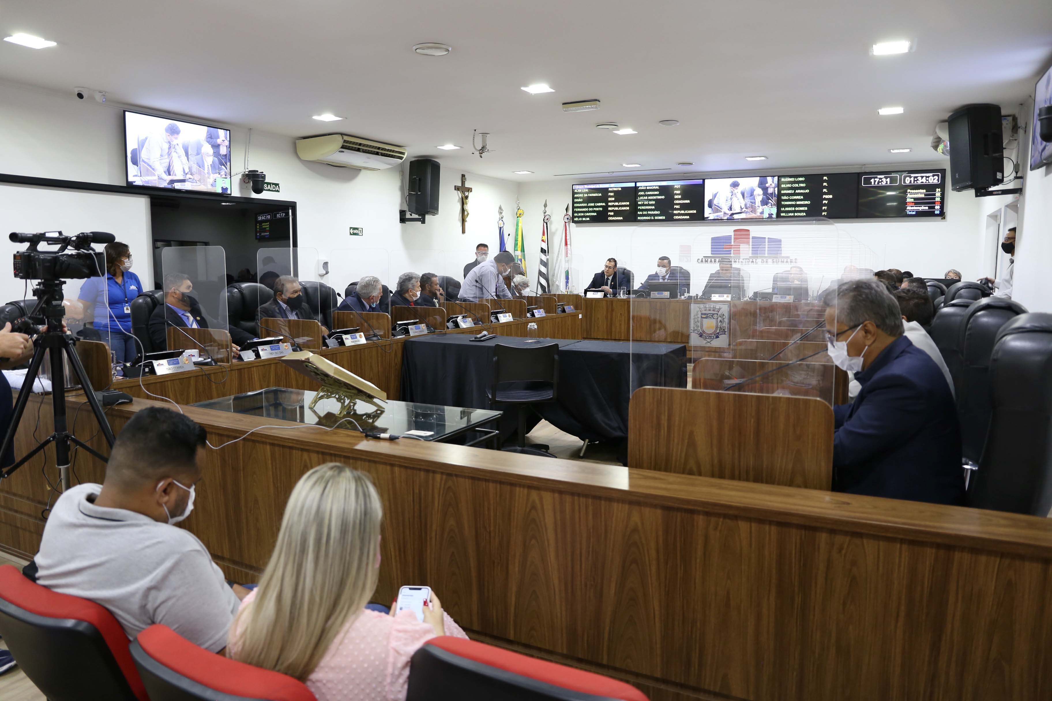 Sessão da Câmara desta terça-feira terá votação de quatro projetos