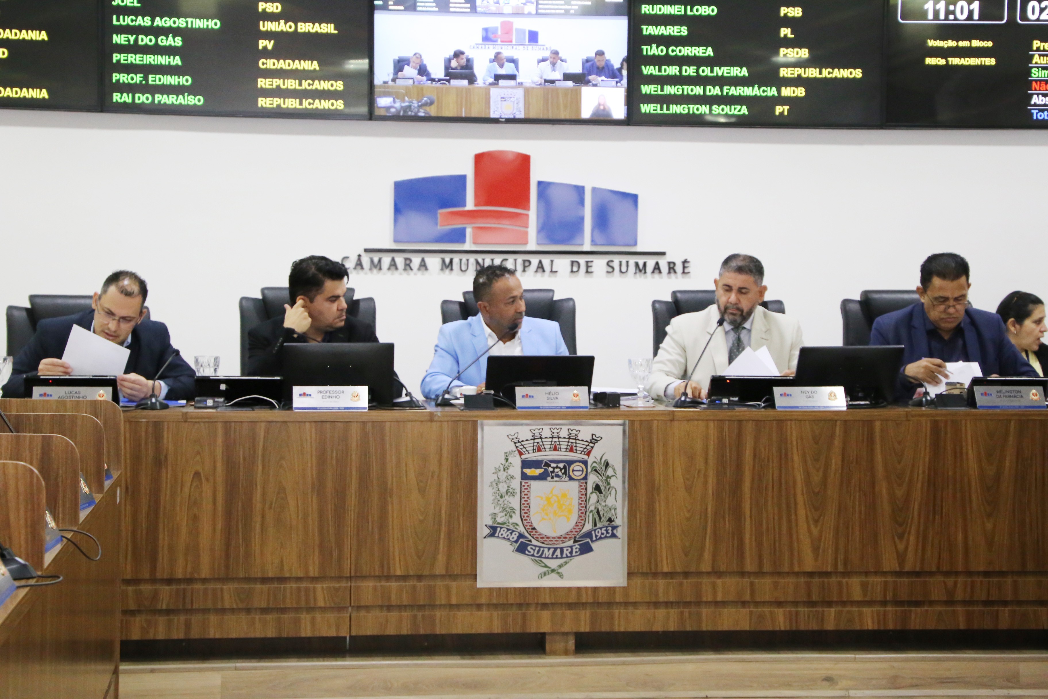 Vereadores de Sumaré avaliam quatro projetos na sessão desta terça-feira 