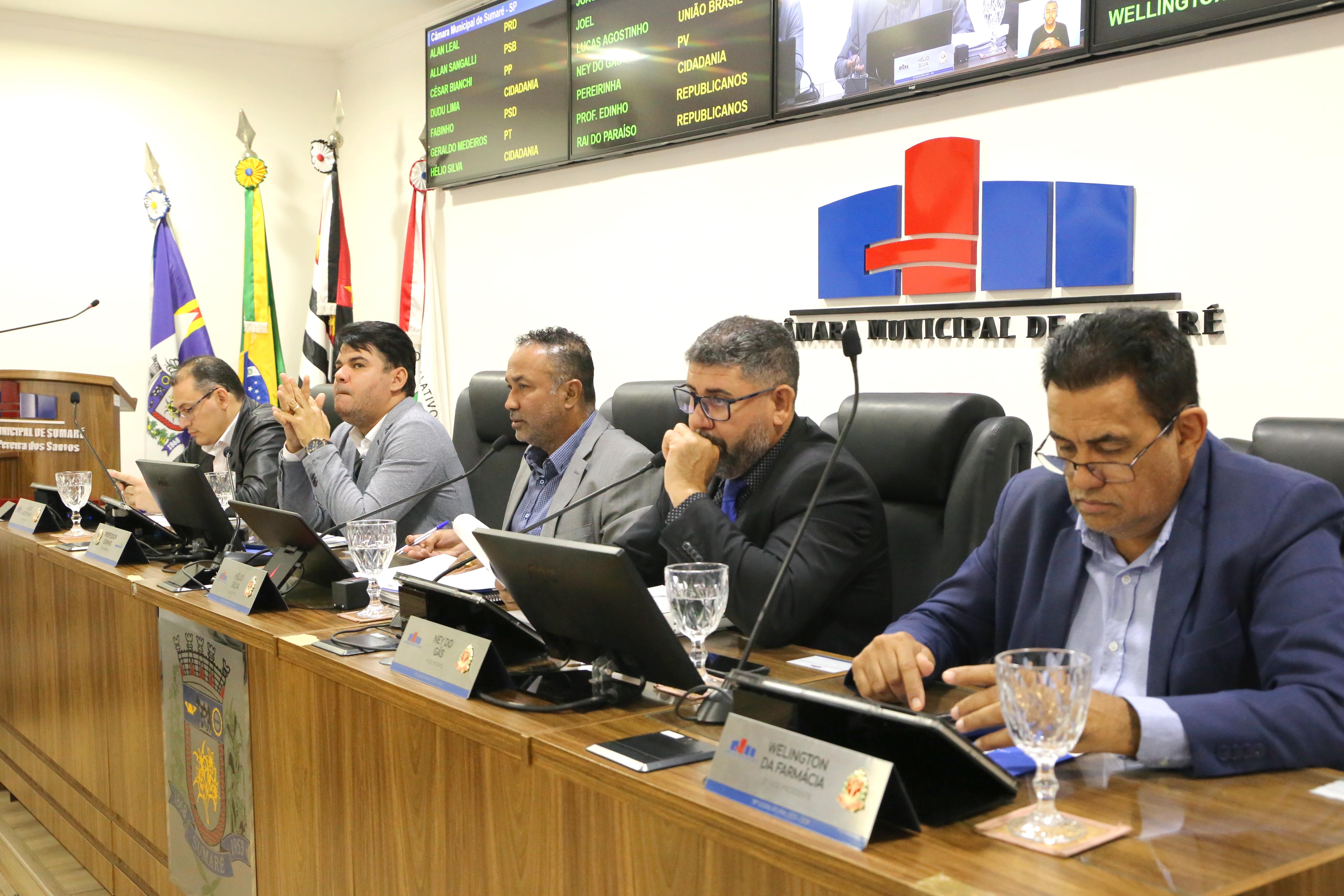 Vereadores de Sumaré analisam projetos sobre transparência em obras públicas, bem-estar animal e denominação de rua