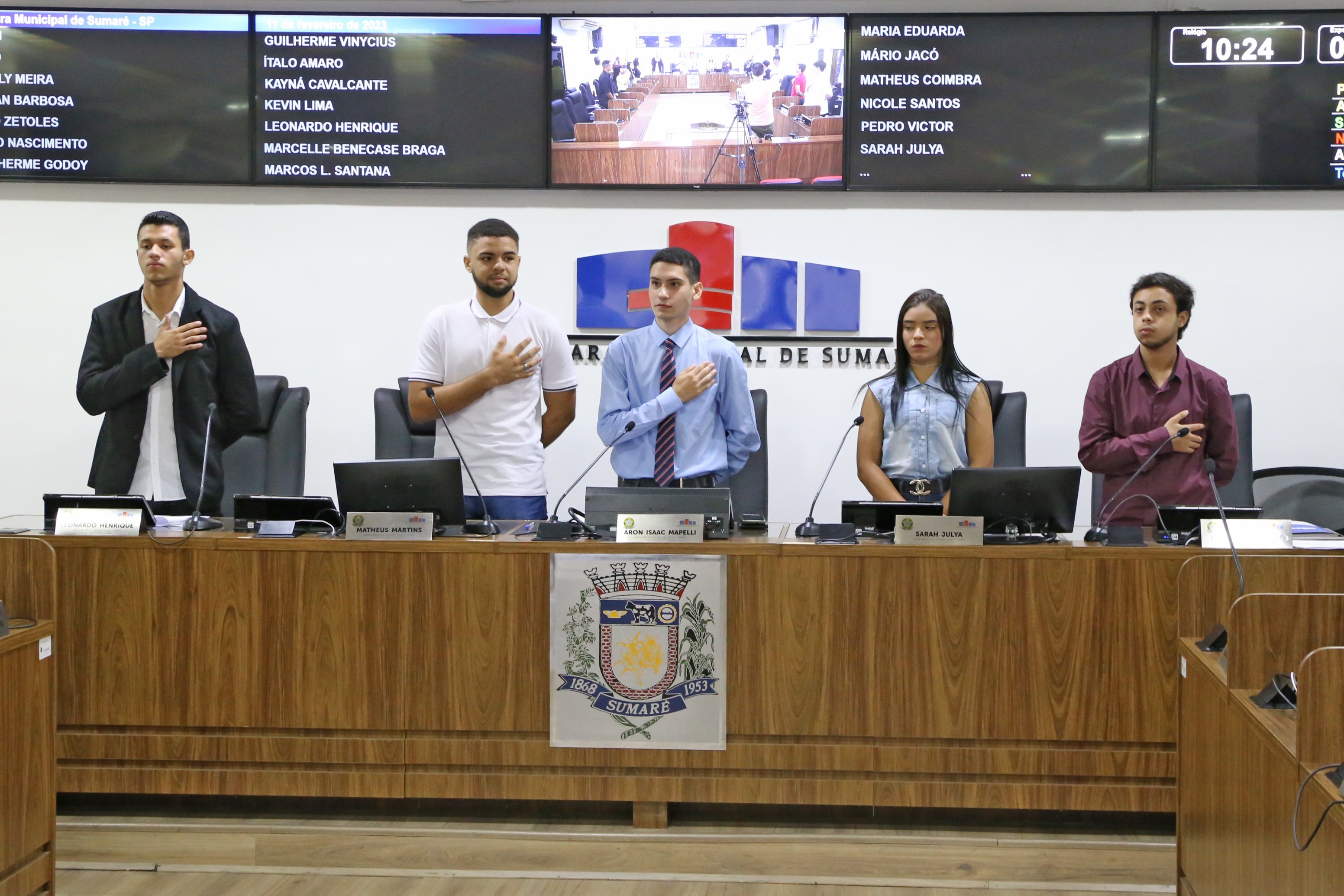 Parlamento Jovem elege Mesa Diretora