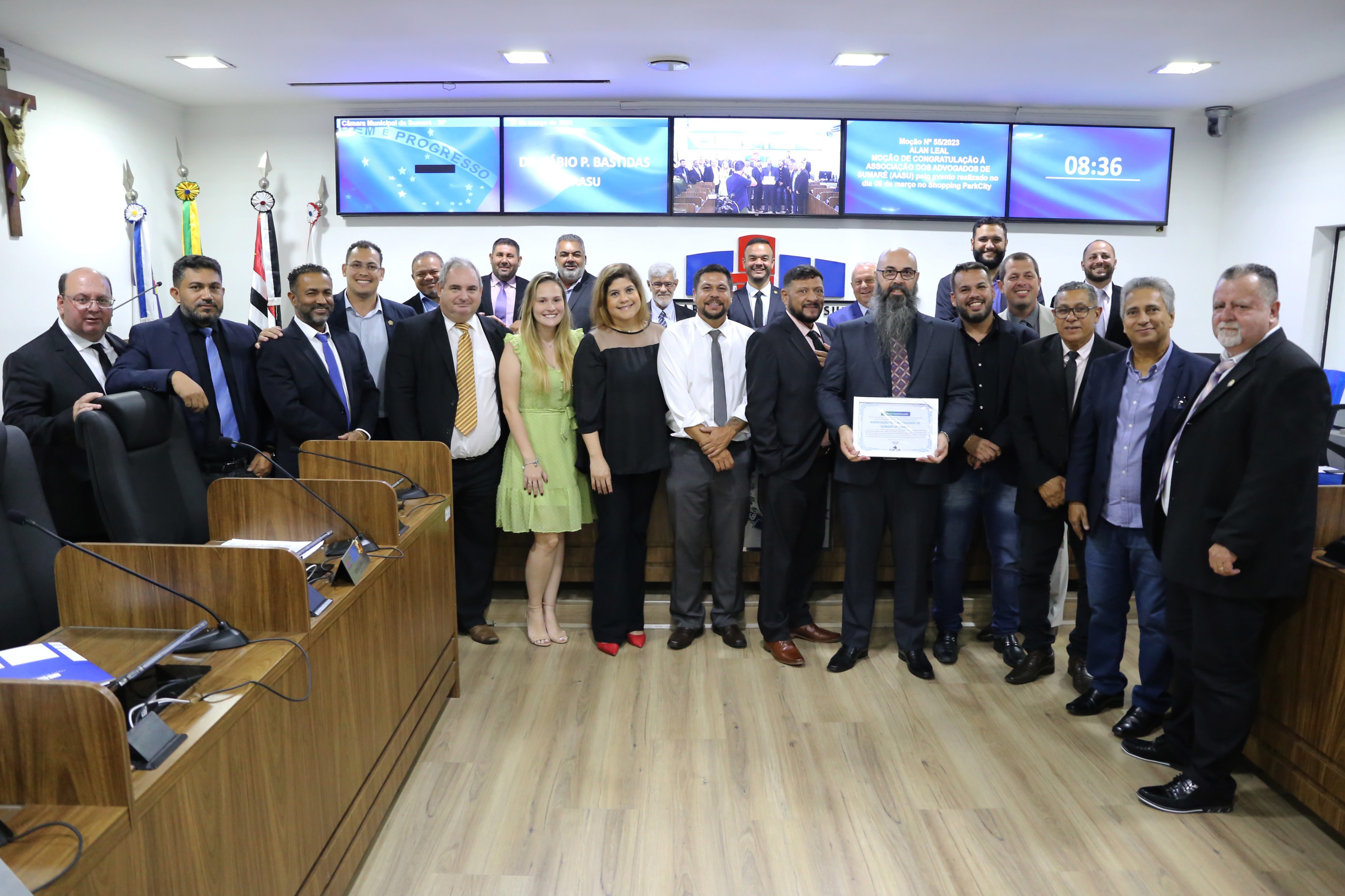 Associação dos Advogados de Sumaré recebe homenagens na Câmara Municipal