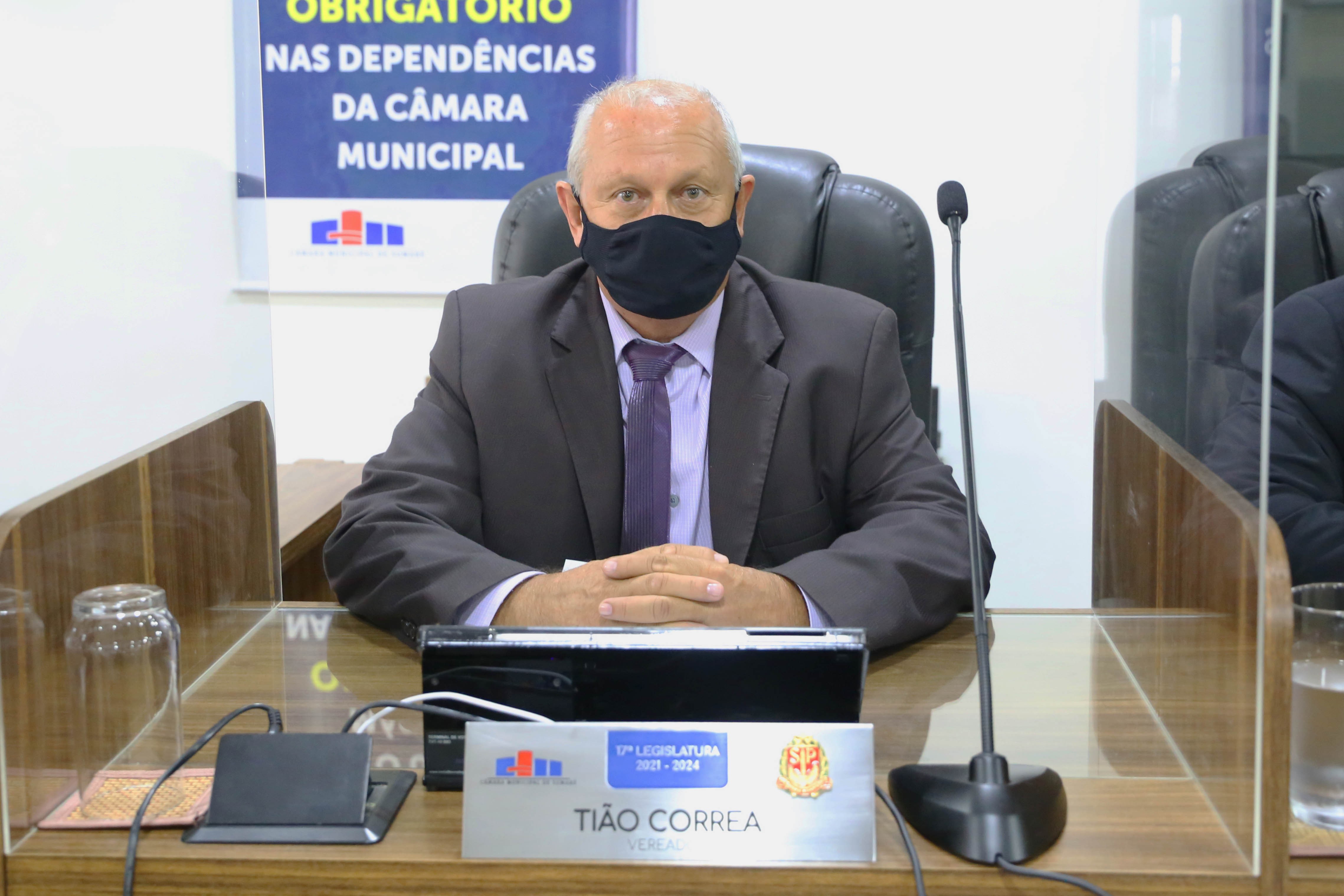 Tião Correa cobra informações sobre construção da Estação de Tratamento de Esgoto no Parque Pavan