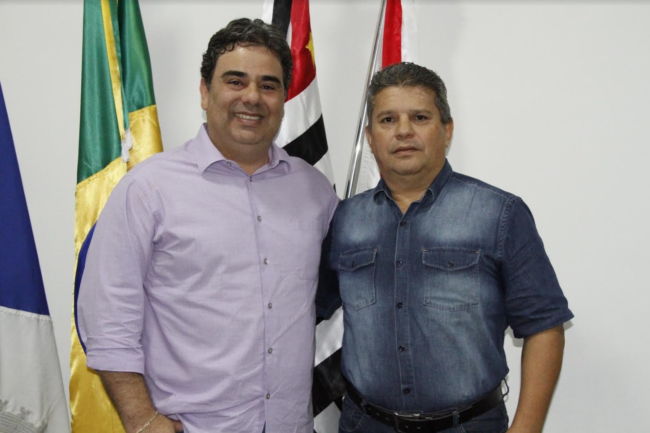 Vereador Edgardo recebe vice-prefeito de Paulínia