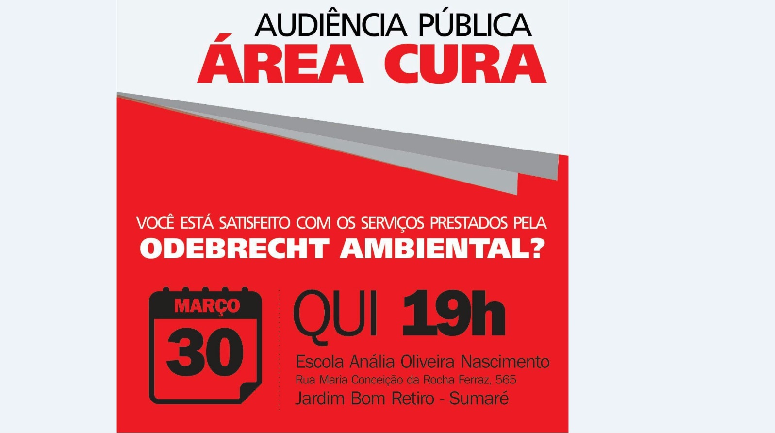 CEI da Odebrecht realiza primeira audiência pública no Jardim Bom Retiro